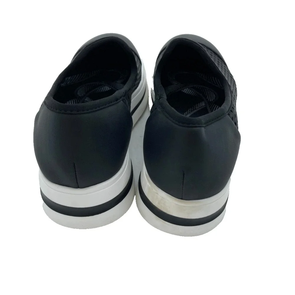 Clarks‎ Audreigh Star Shoes Womens Size 8M Black Suede Platform Comfort Sneakers